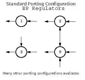 Standard Porting Configuration - BP Regulators